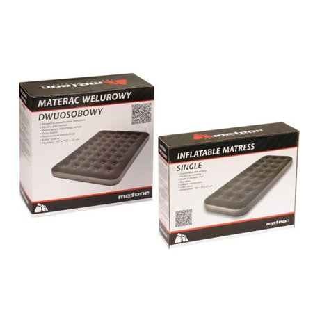 Materac welurowy dwuosobowy Meteor Double