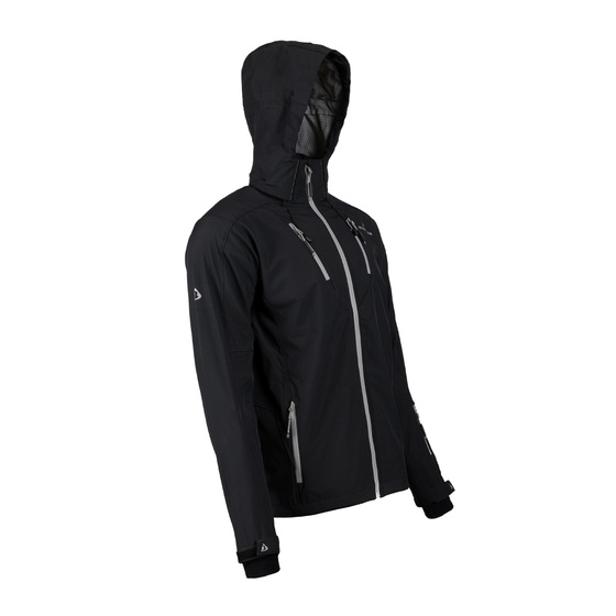 Kurtka Softshell męska BERGSON VARA SS Blue Graphite