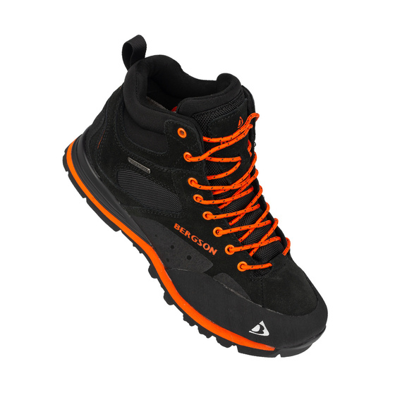 Damskie buty hikingowe BERGSON SOIRA Mid STX Black Orange