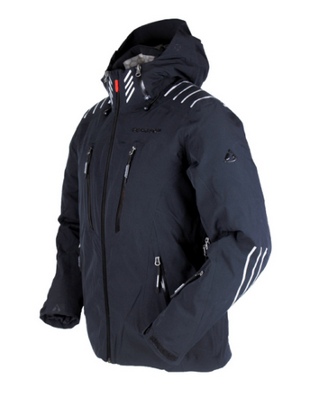 Męska kurtka narciarska BERGSON RACE-X STX Black