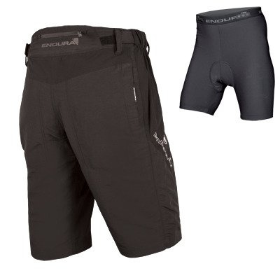 Szorty z wkładką ENDURA Singletrack III black