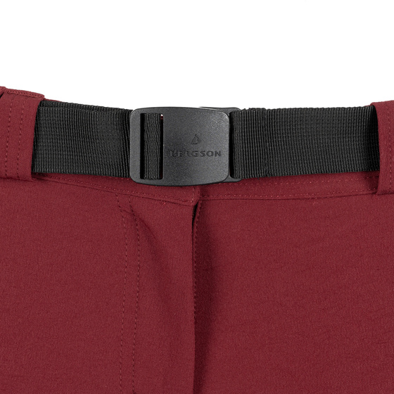 Spodnie Strechowe Damskie Bergson FLAM 4W AW25  Long Black / RED