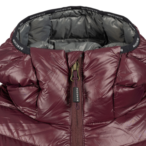 Damska kurtka puchowa BERGSON CELSIUS PLUM