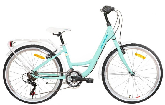 Rower dziecięcy Saveno 24 STARLET 18SPD miętowy