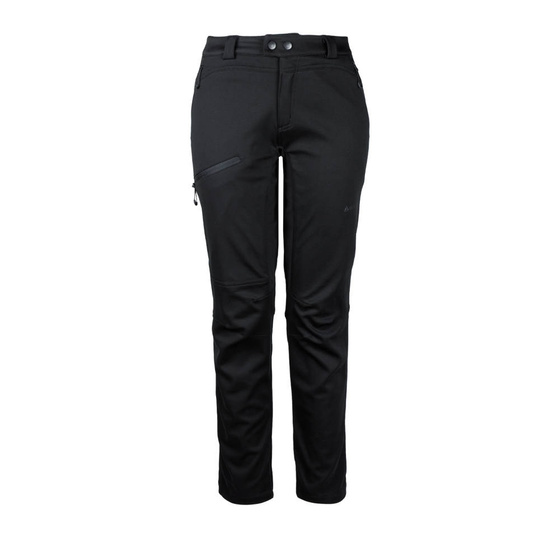 Damskie spodnie trekkingowe BERGSON FETTLE SS Softshell Black