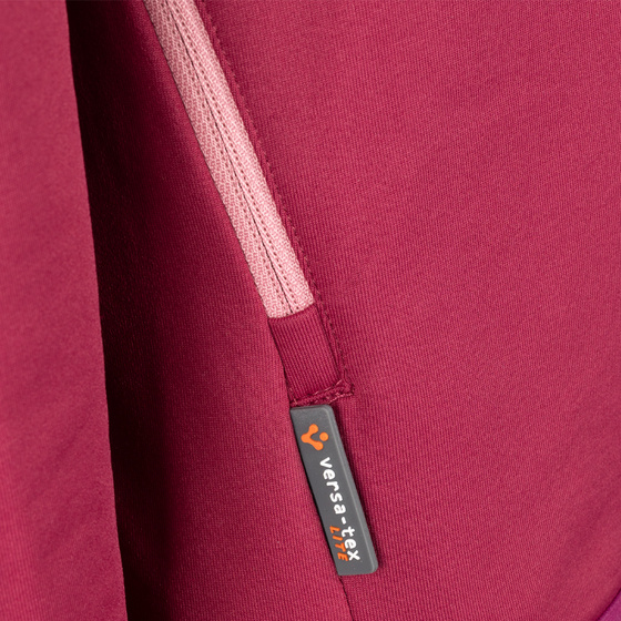 Bluza Damska  BERGSON SWIFTLAYER half zip VTX Anemone