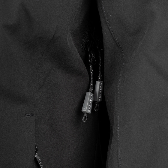 Kurtka Męska 3w1 BERGSON EVERFOLK 3in1 STX BLACK