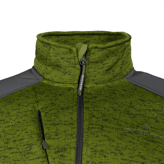 Męska bluza polarowa Warmpile BERGSON LUNO Green