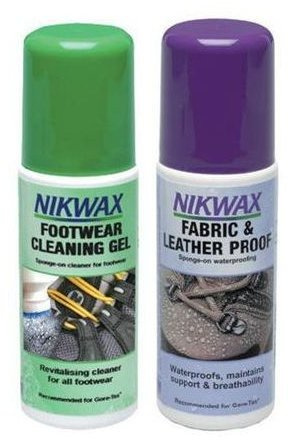 Zestaw Nikwax Impregnat Nikwax do do tkanin i skóry + żel czyszczący 125 ml 