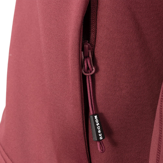 Bluza damska Bergson AEGIS BS VERSA-TEX burgundy