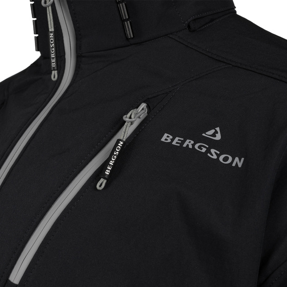 Kurtka Softshell męska BERGSON VARA SS Blue Graphite
