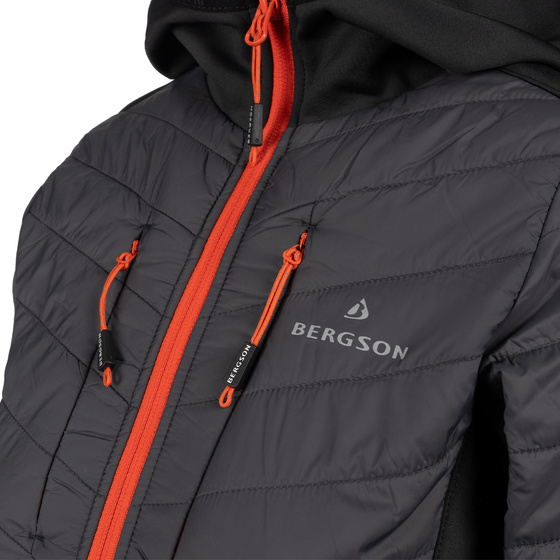 Bluza Hybrydowa Damska BERGSON VITALPEAK HB Antracyt