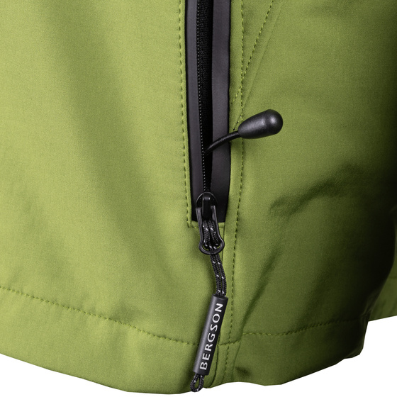 Kurtka Softshell męska BERGSON VARA SS Green