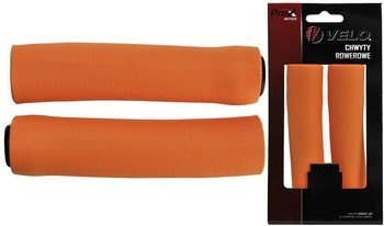 Chwyty kierownicy VELO VLG-1381a 130mm pomarańczowe