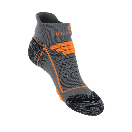 Skarpety Trail Runningowe  BERGSON TRAIL RUNNER Grey/Orange