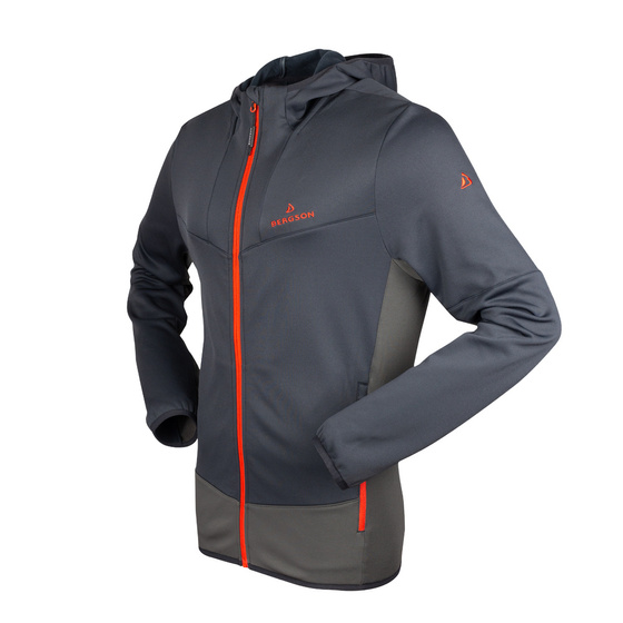 Męska bluza stretch BERGSON ACT ebony