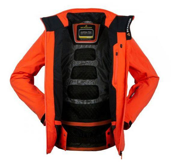 Kurtka damska narciarska Bergson VIVO XMT orange