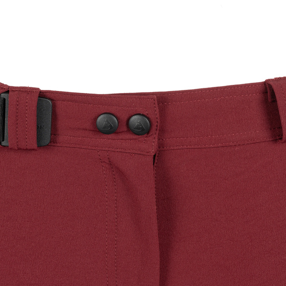 Spodnie Strechowe Damskie Bergson FLAM 4W AW25  Long Black / RED