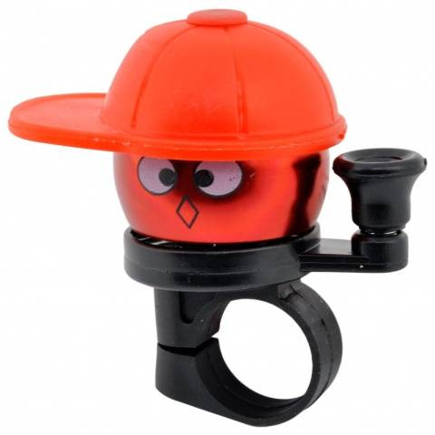 Dzwonek rowerowy DZ011 Alu CZAPECZKA czerwona