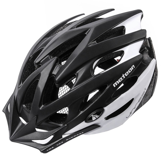 Kask rowerowy METEOR MV29 UNREST czarno/biały