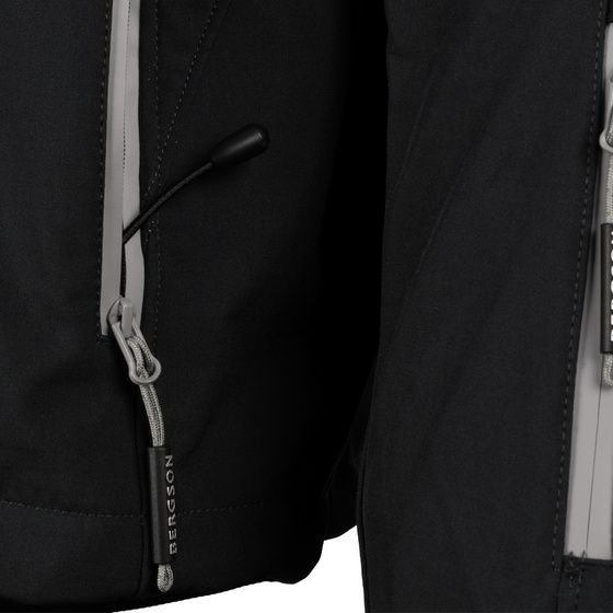 Kurtka Softshell męska BERGSON VARA SS Blue Graphite