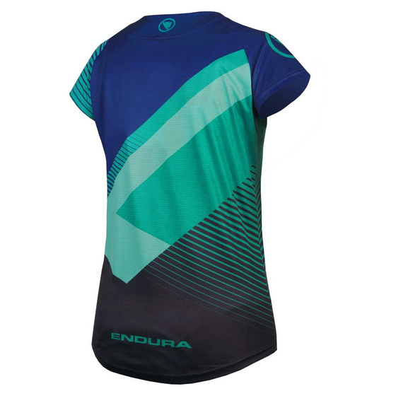 Koszulka damska ENDURA SINGLETRACK PRINT  II kobalt