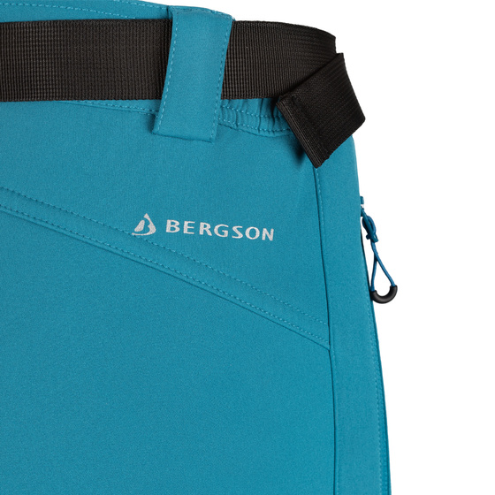 Spodnie Damskie Softshell BERGSON MONA Ocean Blue