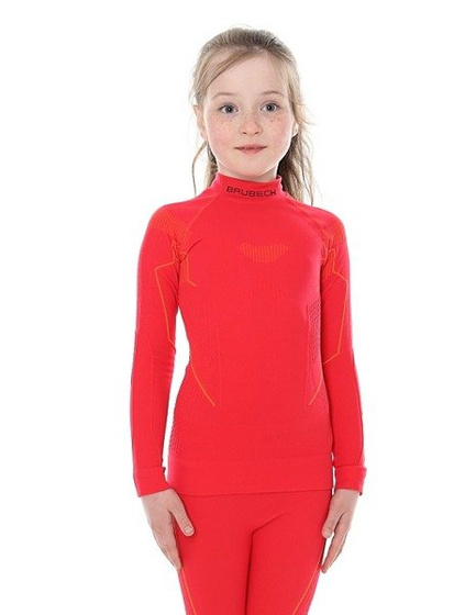 Dziecięca bluza termoaktywna BRUBECK Thermo LS13650 malina