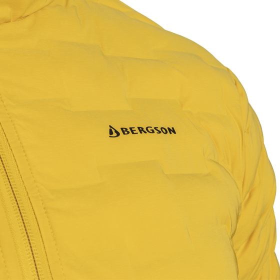 Kurtka Primaloft Męska BERGSON SOLACE Mustard
