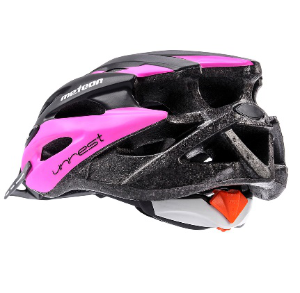 Kask rowerowy METEOR MV29 UNREST czarno/różowy