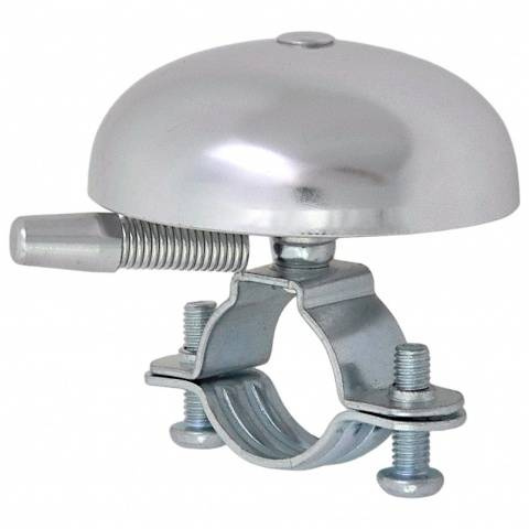 Dzwonek rowerowy alu/stal YWS-308A 50mm srebrny