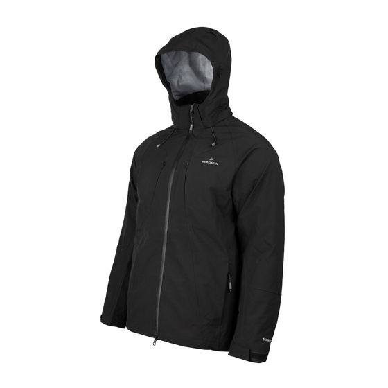 Kurtka Męska 3w1 BERGSON EVERFOLK 3in1 STX BLACK