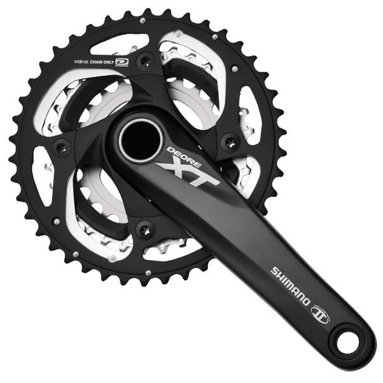 Mechanizm korbowy Shimano Deore XT 175mm FC-M780 czarny