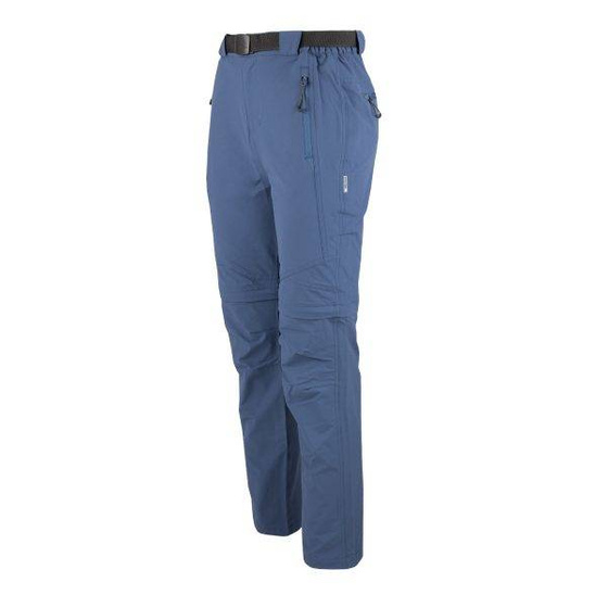 Męskie spodnie Trekkingowe Bergson GARTLAND NS 4W 22 Zip-off Denim