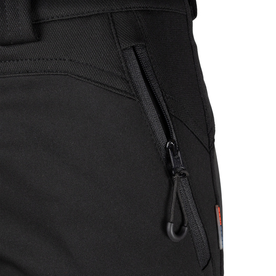 Damskie spodnie trekkingowe BERGSON FETTLE SS Softshell Black