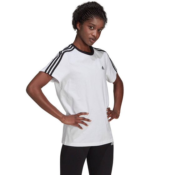 Damska koszulka ADIDAS Essentials 3-Stripes biała