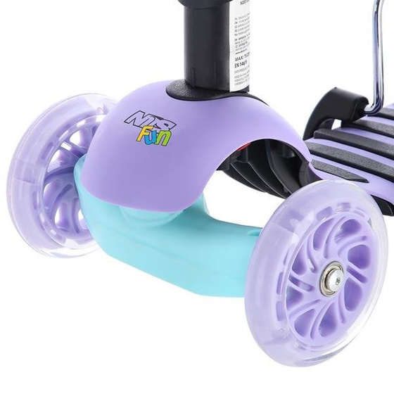 HULAJNOGA DZIECIĘCA NILS EXTREME HLB07 4w1 BLACK-MINT-PURPLE