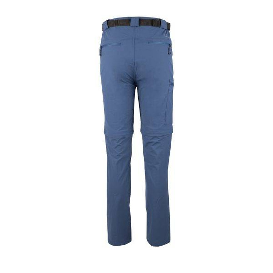 Męskie spodnie Trekkingowe Bergson GARTLAND NS 4W 22 Zip-off Denim