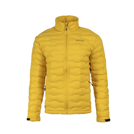Kurtka Primaloft Męska BERGSON SOLACE Mustard