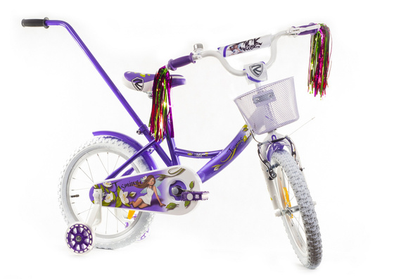 Rower dziecięcy Rock Kids JASMINE 16" purple/white