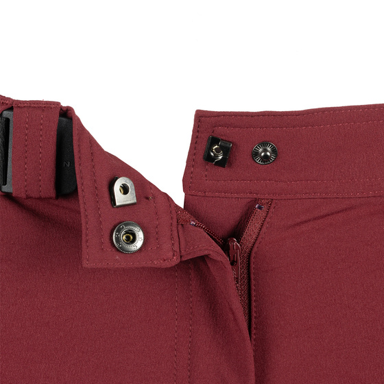 Spodnie Strechowe Damskie Bergson FLAM 4W AW25  Long Black / RED