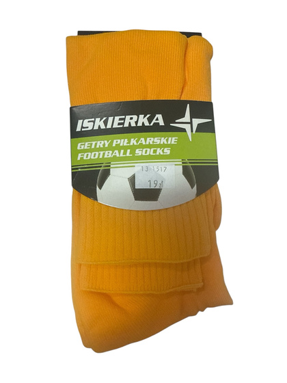 Getry piłkarskie ISKIERSKA żółte
