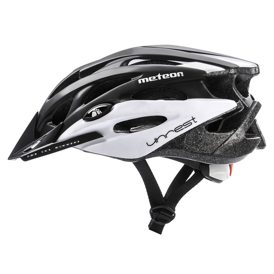 Kask rowerowy METEOR MV29 UNREST czarno/biały