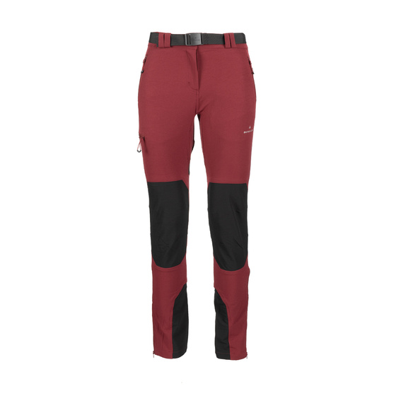 Spodnie Strechowe Damskie Bergson FLAM 4W AW25  Long Black / RED