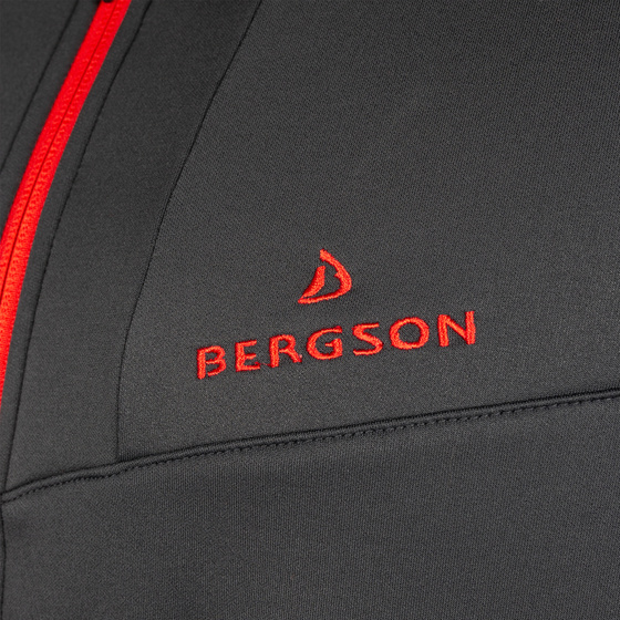 Męska bluza stretch BERGSON ACT ebony