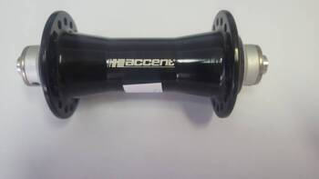 Piasta przednia Accent Ride&Roll 32otw. czarna