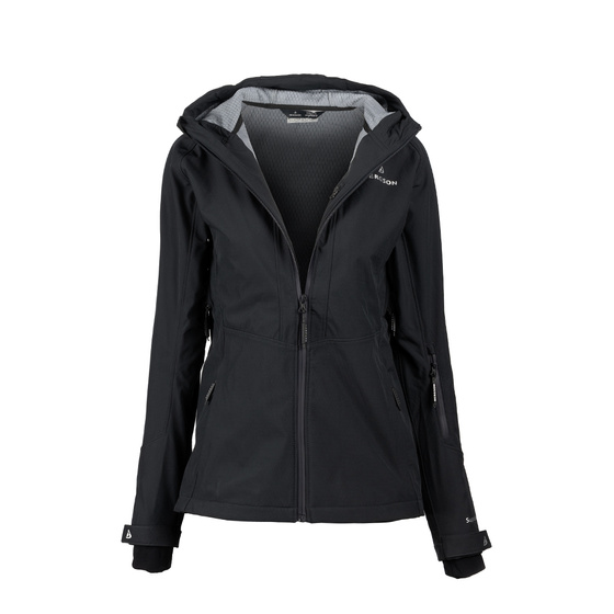 Kurtka Softshell Damska BERGSON VARA SS Blue Graphite