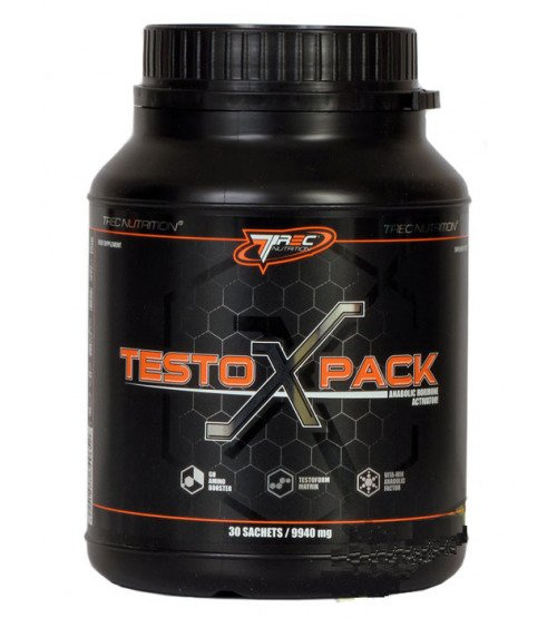 TREC TESTO X PACK booster testosteronu 30 saszetek 