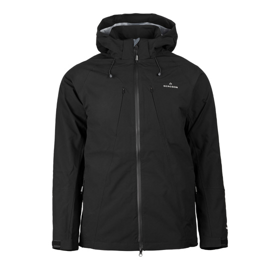 Kurtka Męska 3w1 BERGSON EVERFOLK 3in1 STX BLACK