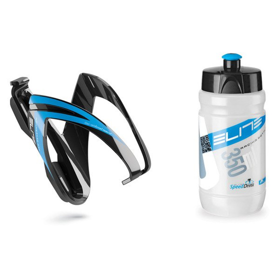 Elite Koszyk Kite Ceo + Bidon 350ml niebieski